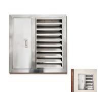 Pannello di Accesso al Soffitto, Pannello di Accesso, Sfiato, Sportello di Ispezione in Acciaio Inossidabile, Griglia di Sfiato per Bagno, Garage, Mobiletto in Cartongesso con Persiana Fissa (L×A)