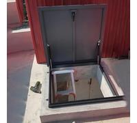 Pannello di accesso al soffitto personalizzabile, copertura per lucernario per centri commerciali e cantine, grande portello di ispezione sul tetto, dimensioni interne (L 90 cm W 75 cm)