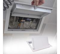 Pannello di accesso alla valvola dell'acqua con maniglia, 25-76 cm, porta di accesso per cartongesso, per sottotetto, lavanderia, cablaggio e ispezioni idrauliche, 500 x 600 mm