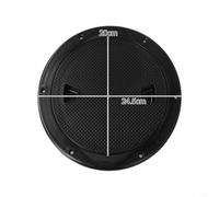 Pannello di accesso antiscivolo per yacht da 20,3 cm, pannello di accesso con foro per le mani, in ABS, hardware per imbarcazioni nautiche nero, porta di ispezione