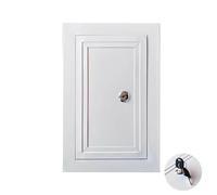 Pannello di accesso bloccabile per scatola elettrica e cavi idraulici, 30,5 x 30,5 cm, piastra di copertura da parete per albero di servizio e sistemi di allarme, durevole e sicuro (300 x 300 mm)