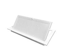 Pannello di accesso cartongesso alluminio Botola di ispezione Foro accesso ai servizi del bagno, coperchio della scatola dei fusibili, pannelli soffitto e botola soppalco maniglia(22x32in/56x81cm)