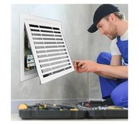 Pannello di accesso con feritoie, La porta di accesso a scatto con persiana for l'ispezione dell'impianto idraulico si adatta a diverse dimensioni(30x40 cm)