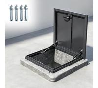 Pannello di Accesso, Coperchio per botola di manutenzione del tetto | Alluminio Pannello Di Accesso Al Tetto - Con Bulloni E Supporto Idraulico(500x500mm(19.7x19.7in))