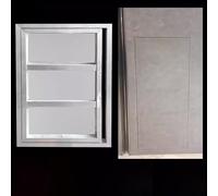 Pannello di accesso da incasso per piastrelle, per ispezionare il portello con chiusura a tocco per uso interno/esterno, facile da inserire, perfetto per la manutenzione del bagno e della cucina
