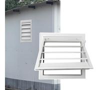 Pannello di accesso, Dimensioni multiple bianche del pannello di accesso con persiane in lega alluminio for il seminterrato della soffitta soffitto parete(10x20in (25x51cm))