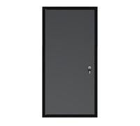 Pannello di accesso idraulico con serratura grigio - Porta di accesso in alluminio di dimensioni personalizzabili for soffitte, garage e cucine,1 pcs(Gray 2,12x48in)