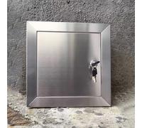 Pannello di accesso idraulico in acciaio inox con chiavi, porta decorativa da parete per copertura della trappola del bagno e servizio di cartongesso
