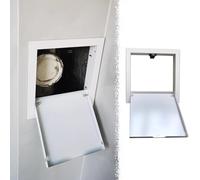 Pannello di accesso impermeabile, 50 x 50 cm, per ispezioni idrauliche ed elettriche del bagno, botola di servizio push-to-open per copertura di revisione degli accessi di soffitte e pareti