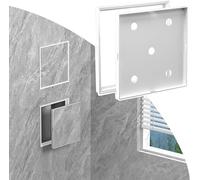 Pannello di accesso impermeabile e piastrellabile per bagni e soffitti Sportello di ispezione a filo, a scomparsa e in plastica Portello, aperture elettriche a parete,B,16x16cm (6 1/4"x6 1/4")
