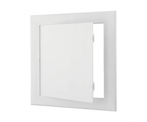 Pannello di accesso in ABS bianco a basso profilo, progettato in modo discreto per una perfetta integrazione nel tuo spazio (200 x 200 mm)