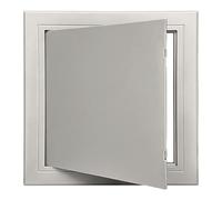 Pannello di accesso in ABS resistente all'umidità, copertura decorativa facile da aprire per impianti idraulici, soffitti e pareti, grigio 100 x 150 mm, soluzione durevole ed elegante per la