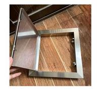 Pannello di accesso in acciaio inossidabile con chiusura a scatto da 10-30 pollici, sportello di accesso alla soffitta con meccanismo apertura/chiusura a scatto(28x46cm/11x18")