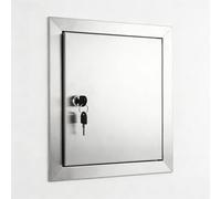 Pannello di accesso in acciaio resistente, con serratura a incasso per porta a parete e soffitto, 25,4 x 30,5 cm, 35,6 x 45,7 cm, 40,6 x 61 cm, 61 x 61 cm, copertura per foro per parete attica