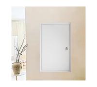 Pannello di accesso in alluminio bloccabile, 101,6 x 139,7 cm, montaggio a incasso per soffitto e parete, albero di servizio nascosto bianco per soffitte - soluzione durevole, sicura e di facile