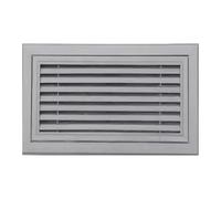 Pannello di accesso in alluminio per prese d'aria - Portello di ispezione grigio resistente con interruttore nascosto per una facile manutenzione (23,6 x 17,7 pollici)