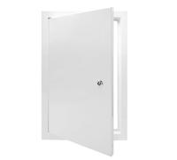 Pannello di accesso in alluminio verniciabile, grande 61 x 121,9 cm, facile accesso con serratura per cartongesso, soffitto e ispezione delle pareti, ideale per servizi elettrici e idraulici