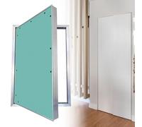 Pannello di accesso in cartongesso e alluminio, Sportello di accesso for cartongesso con pulsante magnetico for parete e soffitto, telaio in alluminio, diverse dimensioni(26x34inch/660x860mm)