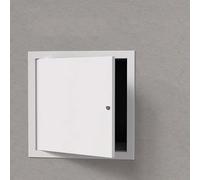 Pannello di Accesso in con Apertura a Pressione Sportello Ispezione Piccolo Pannello di Accesso Idraulico, Coperchio Universale per Ingresso Cavi per Parete/Soffitto(Rotary lock,200x200mm)