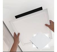 Pannello di Accesso in con Apertura a Pressione Sportello Ispezione Piccolo Pannello di Accesso Idraulico, Coperchio Universale per Ingresso Cavi per Parete/Soffitto(Lifting upwards,200x200mm)