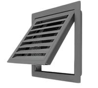 Pannello di accesso in lega di alluminio da 1 pezzo con interruttore nascosto - Porta di ispezione di dimensioni personalizzabili for prese d'aria, grigio(45x75cm)