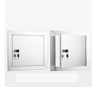 Pannello di accesso in metallo bloccabile con chiave, porta di ispezione durevole per accesso idraulico ed elettrico, montaggio a soffitto e a parete, apertura sinistra, ideale per cartongesso e