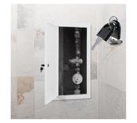 Pannello di accesso in metallo bloccabile insonorizzato ispessito portello di ispezione 43,2 x 50,8 cm porta di servizio per cartongesso ideale per condotti elettrici e accesso alla valvola multipla