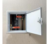 Pannello di accesso in metallo con chiavi, porta nascosta verniciabile per un facile accesso a impianti idraulici e valvole in pareti e soffitti