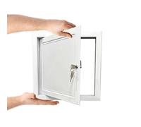 Pannello di accesso in metallo con serratura e chiave, porta di ispezione in cartongesso per impianti idraulici e soffitta, piastra di copertura di servizio resistente, piccolo portello nascosto per