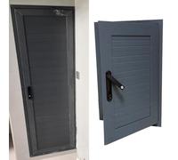 Pannello di accesso in metallo incernierato con telaio in alluminio, portello bloccabile per coperture sicure di contatore, elettrico e scatola dei fusibili