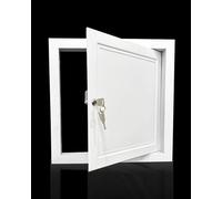 Pannello di accesso in metallo, Pannello di accesso in metallo a filo nascosto con serratura, diverse dimensioni(200mmx300mm/7.9inx11.8in)