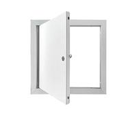 Pannello di accesso in metallo per cartongesso, porta di accesso mansarda con serratura a chiave, ideale per impianti idraulici a parete e soffitto e accesso ai cavi, 30 x 40 cm, design durevole e