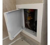 Pannello di accesso in metallo per impianti sanitari, apertura a pressione, piccolo pannello di accesso per parete o soffitto, ideale per semplici lavori di manutenzione e riparazione