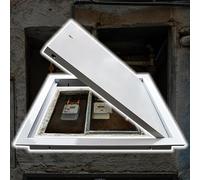Pannello di accesso in metallo per montaggio a filo, porta di ispezione durevole per pareti, soffitti e pavimenti (45 x 50 cm)