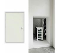 Pannello di accesso in metallo per unità AC, resistente, beige, porta di accesso per cartongesso, con chiavi, grande, 55,9 x 119,4 cm, facile installazione, ideale per la casa e le esigenze