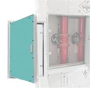 Pannello di accesso in metallo verniciabile per cartongesso/parete, facile installazione per porte mansardate, ideale per casa, hotel, ufficio, negozio e uso in fabbrica