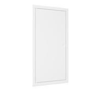 Pannello di Accesso in Plastica ABS con Apertura a Pressione - Sportello Ispezione Durevole, Resistente ai Raggi UV, a Filo per Pareti, Soffitti e Cartongesso - Installazione Facile. (150 x 300 mm)