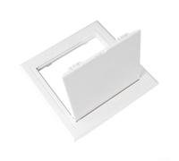 Pannello di accesso in plastica Portello di ispezione Bianco Pannello di accesso Portello di ispezione Portello di revisione in plastica ABS Porta in plastica (150 x 150 mm)