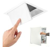 Pannello di Accesso Incassato per Parete e Soffitto, Porta di Ispezione Chiusura Magnetica, Coperchio di Ispezione in Metallo Verniciabile, Sportello Ispezione per Cavi, Fili(Bianca,400x550 mm)