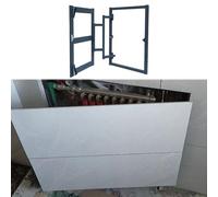Pannello di accesso invisibile 14 x 14 - Porta di revisione piastrellabile per cablaggio, tubi di riscaldamento, cavo, ispezione allarmi, botola di servizio versatile (da 10 x 10 a 16 x 16)