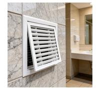 Pannello di accesso Louvered, Coperture di ventilazione in rete con persiane in lega alluminio, dimensioni multiple bianche, for uso domestico e marino(22 * 24 in/550 * 600mm)