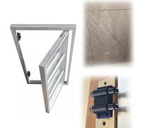 Pannello di accesso magnetico nascosto per pareti di piastrelle, pulsante per montaggio a filo, porta di ispezione 30-120 cm, facile accesso per manutenzione (550 x 750 mm), durevole ed elegante