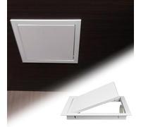 Pannello di accesso magnetico per cartongesso, 50 x 50 cm, porta di revisione in metallo con telaio in alluminio, ideale per soffitta, cantina, copertura per fori da parete del garage