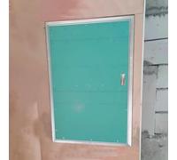 Pannello di accesso per cartongesso con maniglia, grande porta di ispezione nascosta per impianti idraulici, portello di accesso verniciabile, 35 x 73 cm, facile installazione, design durevole