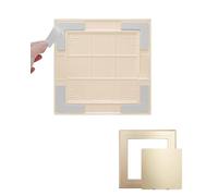 Pannello di accesso per cartongesso piastrellato, copertura di ispezione autoadesiva in ABS per loft e scatola dei fusibili, aletta di apertura della superficie liscia