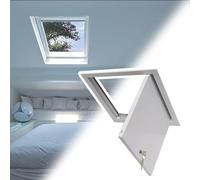Pannello di accesso per mansarda chiudibile a chiave, 50,8 x 66 cm, porta di accesso sicura al soffitto per ispezioni elettriche e idrauliche, comoda soluzione di accesso a casa per sicurezza ed