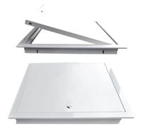 Pannello di accesso per mansarda chiudibile a chiave, portello nascosto per un facile accesso a elettro e idraulico, ideale per la manutenzione della casa, il rinnovo e le ispezioni, soluzione sicura