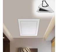Pannello di accesso per soffitta in alluminio nascosto, 12x18in / 300 x 450 mm, porta a parete e soffitto per un facile impianto idraulico e servizio elettrico incluso