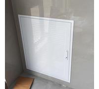 Pannello di accesso per soffitta in metallo con serratura, porta di accesso per pareti e soffittiBotello di ispezione durevole (46 x 66 cm) per un facile accesso al servizio