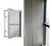 Pannello di accesso piastrellato per pareti nascoste, porta di accesso push to open per bagno e doccia, in metallo, per ispezionare la porta della soffitta (30x34in / 75 x 85 cm)